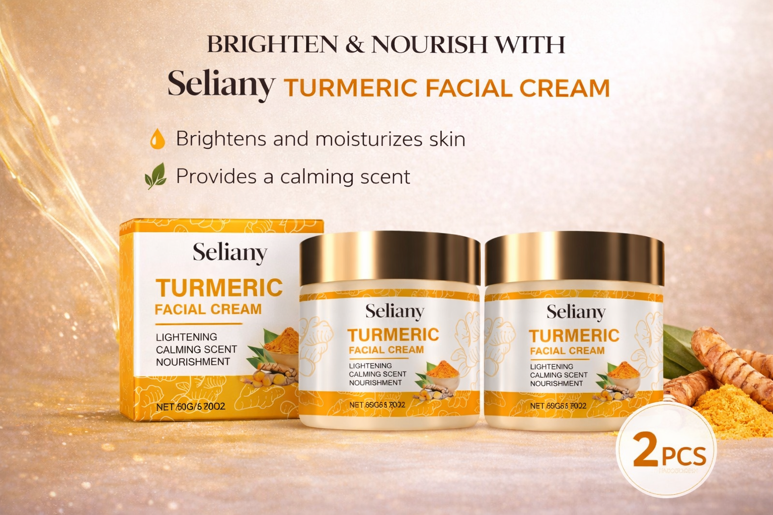 Set de Soins au Curcuma - Hydratation Éclatante!