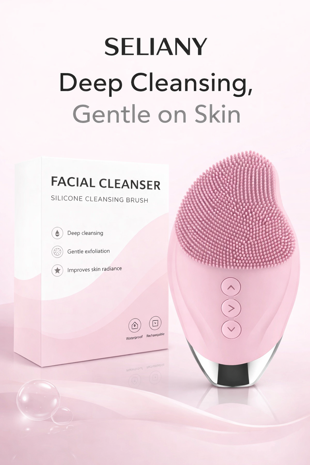 Brosse Nettoyante Silicium - Éclat et Pureté!