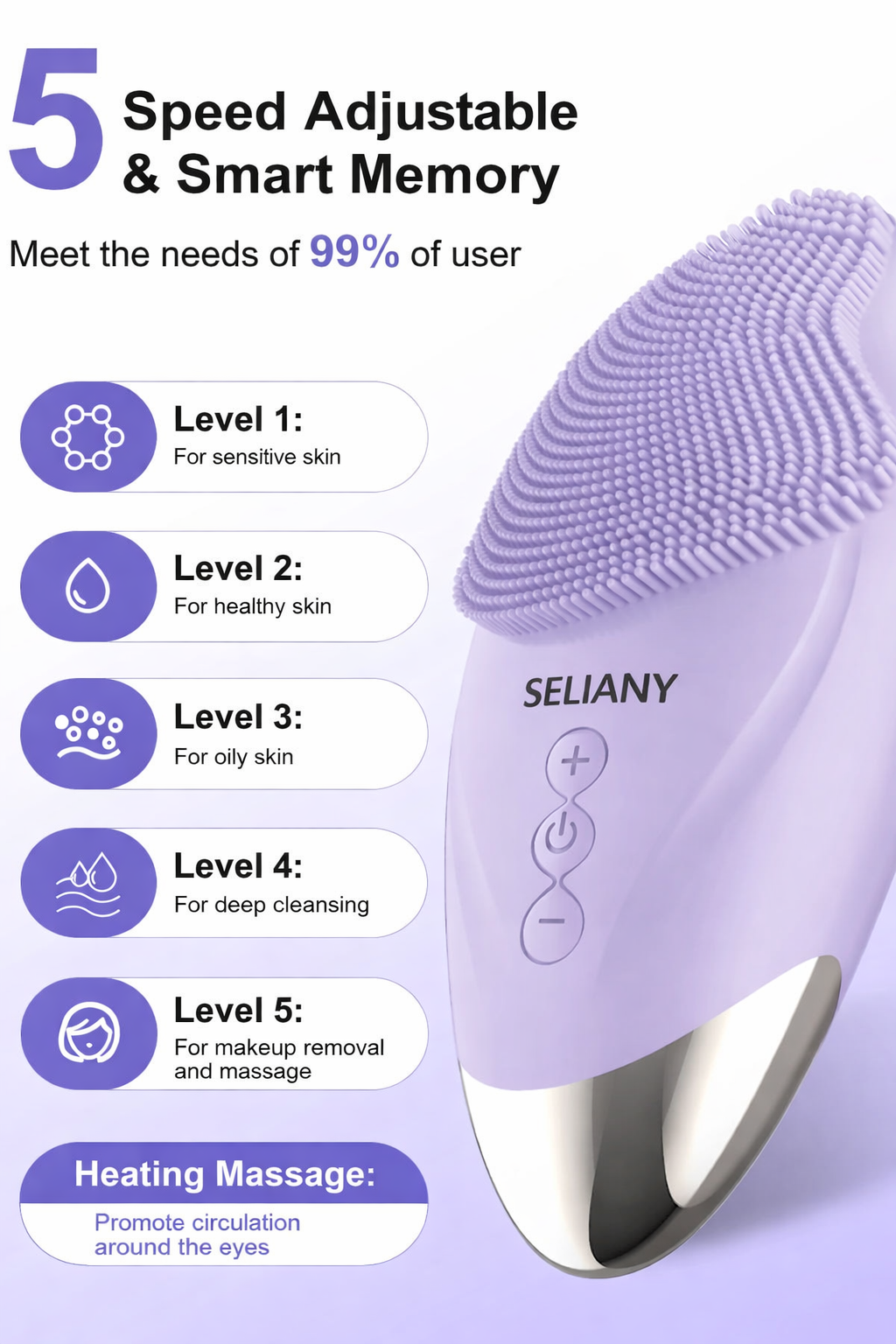 Brosse Nettoyante Silicium - Éclat et Pureté!