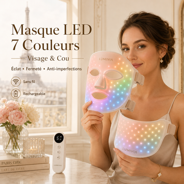 Masque LED Visage & Cou 7 Couleurs