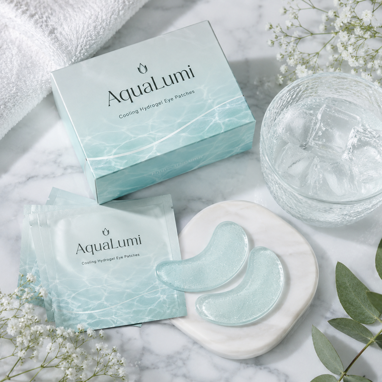 Patchs Hydrogel Glacés Contour des Yeux