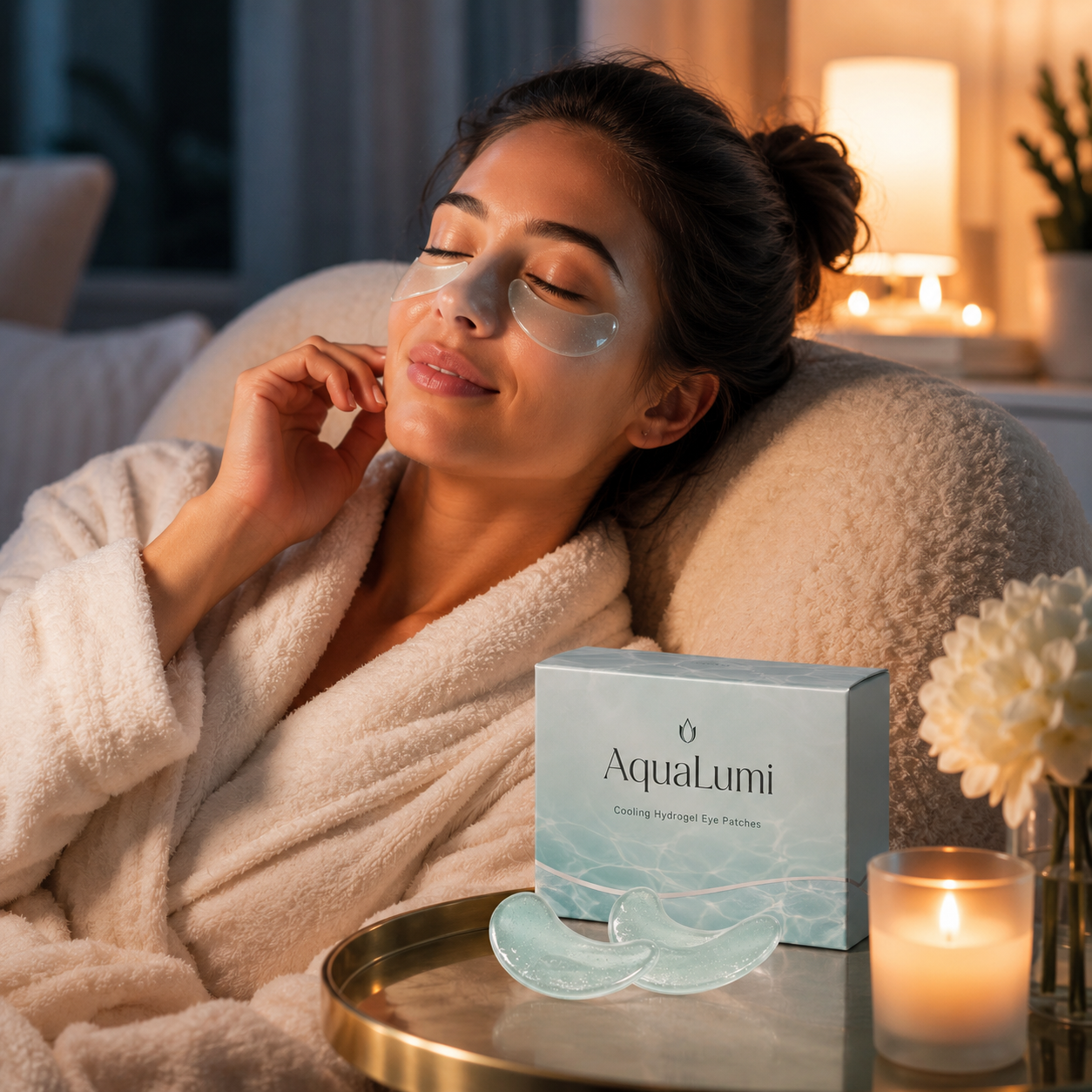 Patchs Hydrogel Glacés Contour des Yeux