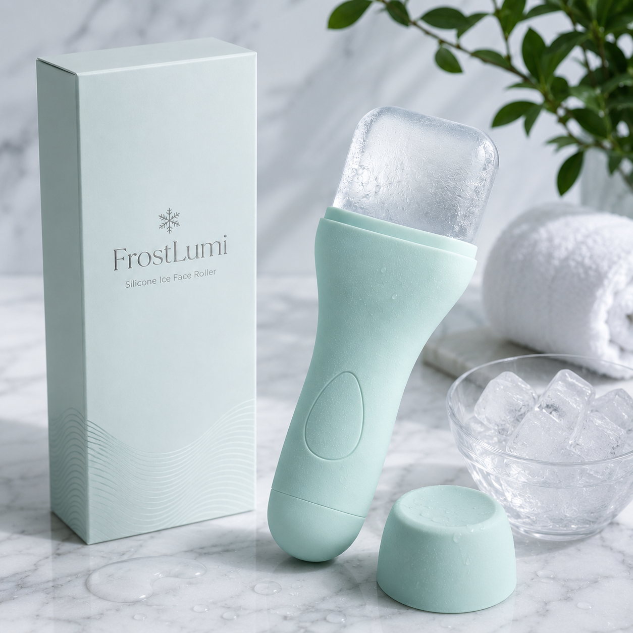 Roller Glacé Visage en Silicone