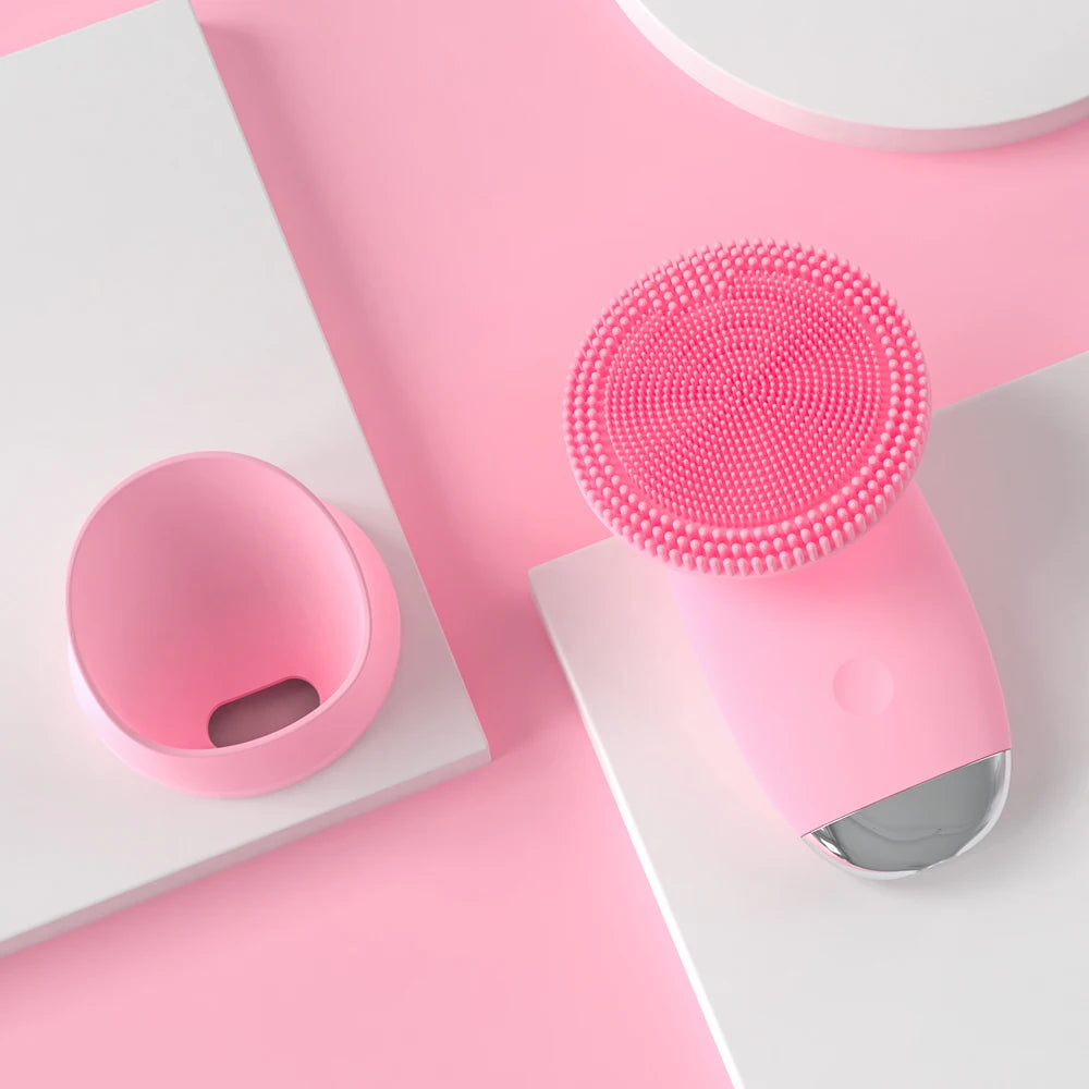 Brosse Nettoyante Visage Électrique en Silicone