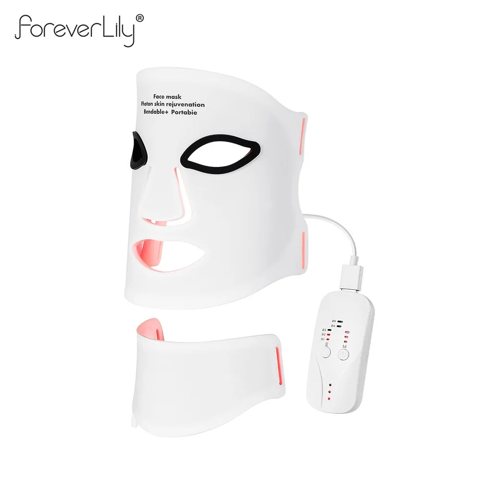 Masque LED Visage & Cou 7 Couleurs