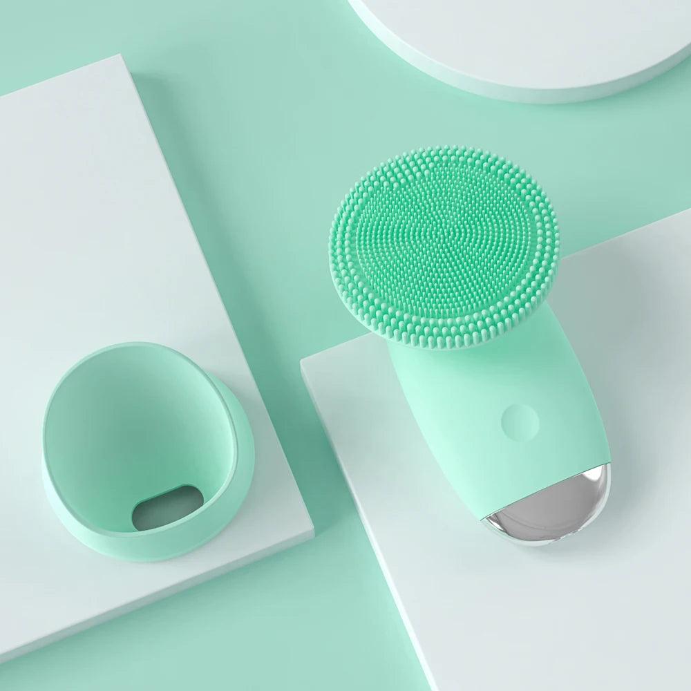 Brosse Nettoyante Visage Électrique en Silicone