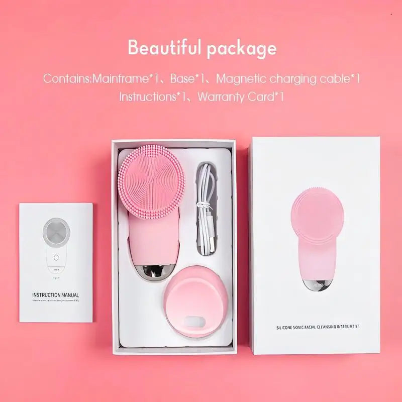 Brosse Nettoyante Visage Électrique en Silicone